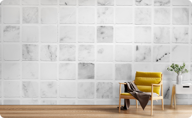 Bricks Mosaic Wallpaper Mural